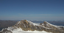 In Oostenrijk was het vanochtend (onder meer op de Kitzsteinhorn) nog prachtig weer, maar dat verandert de komende dagen - beeld webcam