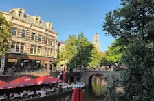 Zomerweer aan de Utrechtse grachten - Gerrit Hogeweg