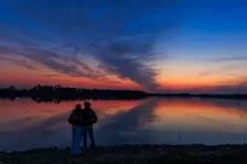 Mooie afsluiting van de dag bij de Kraaijenbergse plassen - Henk Straatman