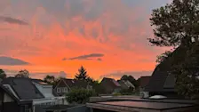 Ochtendrood, water in de sloot. Het klopte vandaag op veel plaatsen - Jolanda Bakker