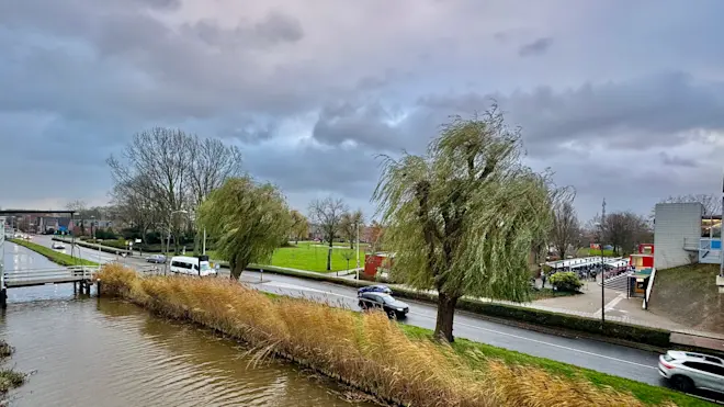 Wolken en wind bepaalden het weerbeeld vanochtend - Jolanda Bakker