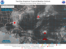 Orkaan Helene, tropische storm Isaac en een potentiële tropische depressie - National Hurricane Center