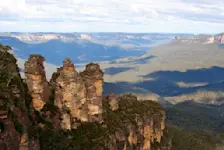 De Blue Mountains liggen in New South Wales - Sinead Friel
