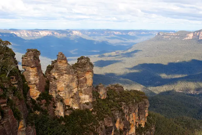 De Blue Mountains liggen in New South Wales - Sinead Friel