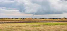 De windhoos in de buurt van Weiwerd - Geert Molema