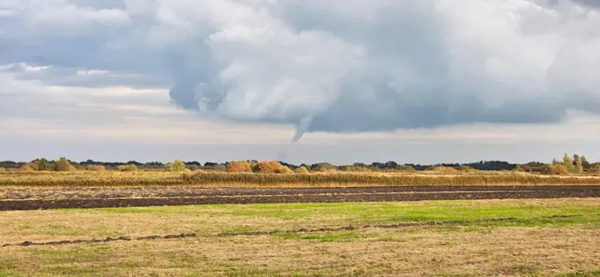 De windhoos in de buurt van Weiwerd - Geert Molema