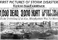 Zo deed de krant verslag van de Tri State Tornado - Wikipedia