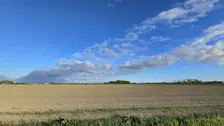 Het noordoosten lag vanochtend alweer achter de wolkenzone - Jannes Wiersema
