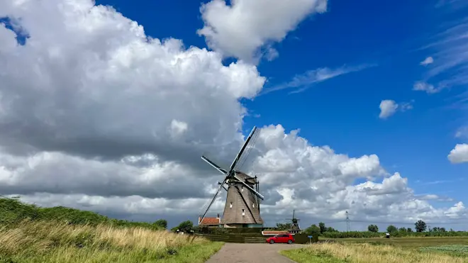 De molen in de Tweemandpolder bij Zevenhuizen - Jolanda Bakker