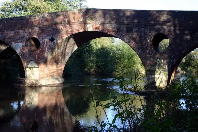 Deze brug in de buurt van Tenbury Wells is in mei 2016 ingestort - Andrew Mawby