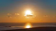 Zonsondergang boven de Noordzee - Simone Wiersma