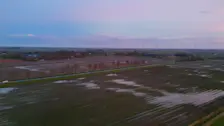 Water in het land in Groningen - Jannes Wiersema