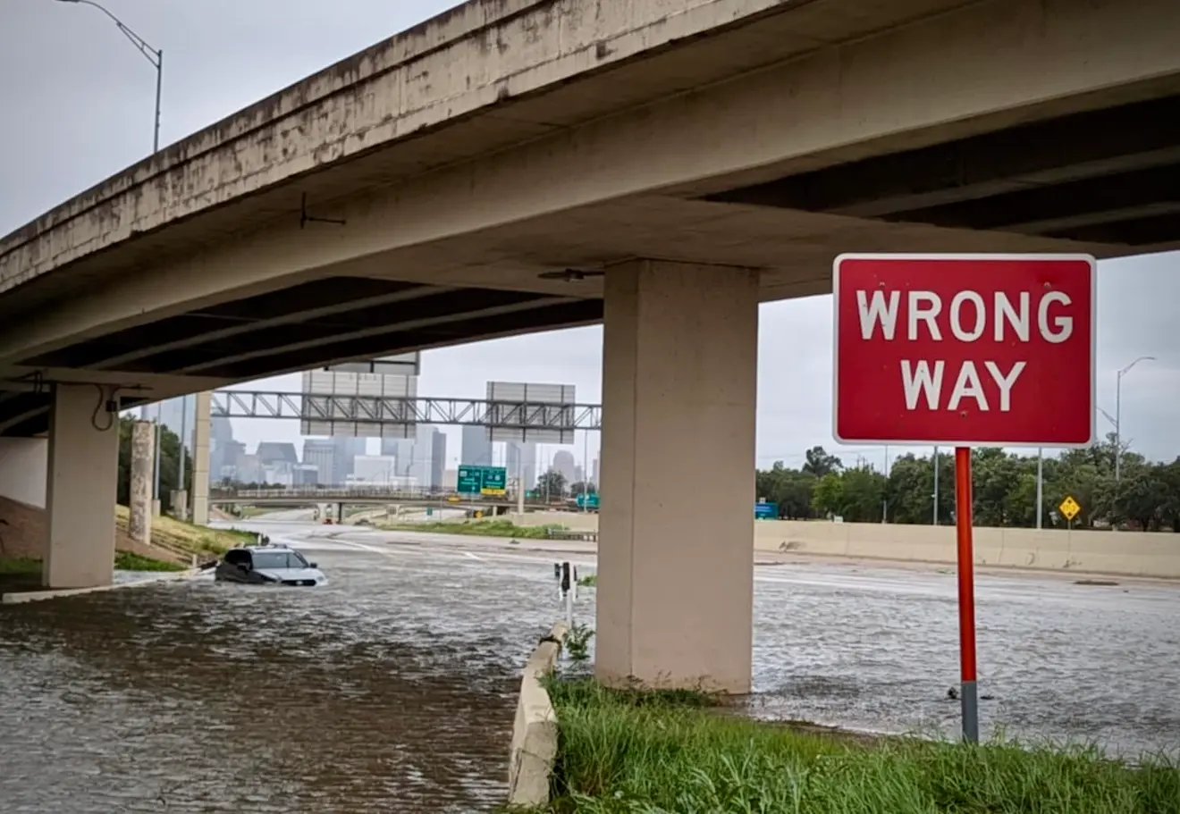 Overstromingen in Houston als gevolg van de doortocht van Beryl - Donald Sparks