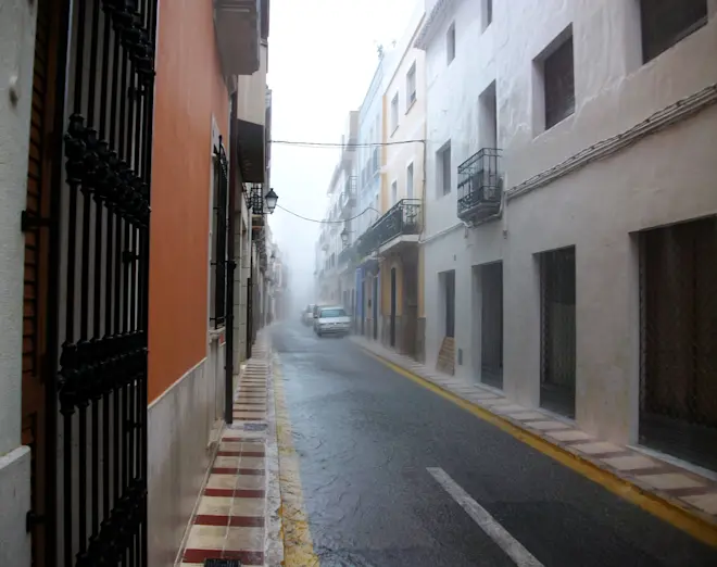 Zware regenval in Spanje - Joan Banjo