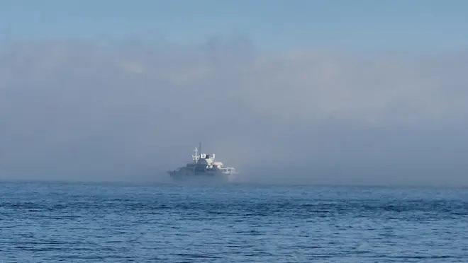 Zeemist op de Middellandse Zee bij Marbella - Reinout van den Born