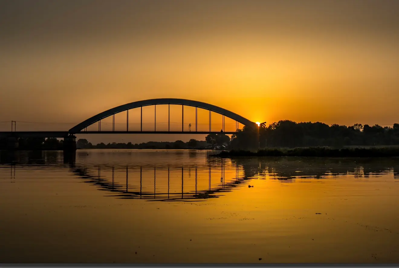 Fraaie zonsopkomst in de buurt van Culemborg - John Oomen