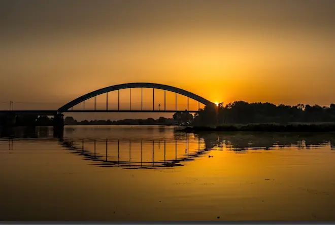 Fraaie zonsopkomst in de buurt van Culemborg - John Oomen