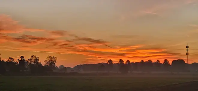 Fraaie start van de dag in Twello - Mark Wolvenne
