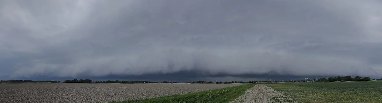 Shelfcloud bij Delfzijl - Geert Molema